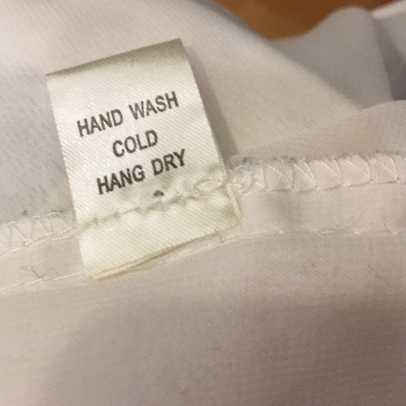 Poetry white soft sleeveless blouse, Large - Picture 3 of 3